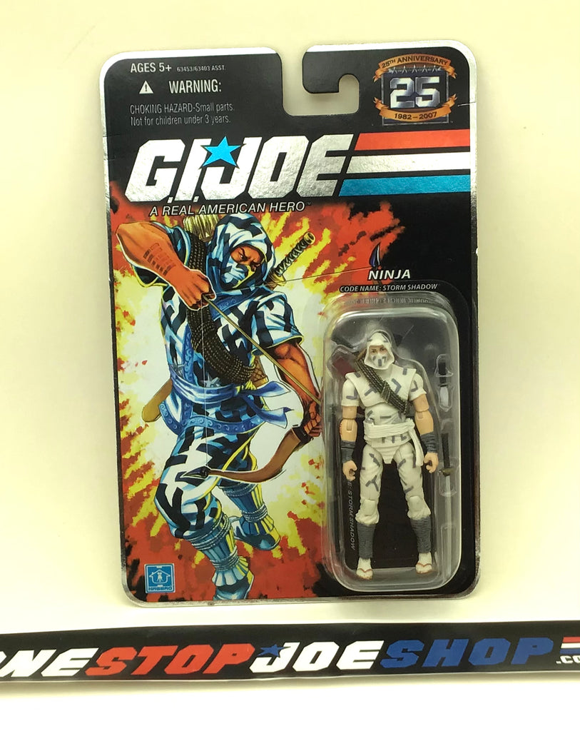 2007 25TH ANNIVERSARY G.I. JOE STORM SHADOW V22 WAVE 1 NEW SEALED FOIL CARD