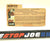 1983 VINTAGE ARAH G.I. JOE GRUNT V2 FILE CARD