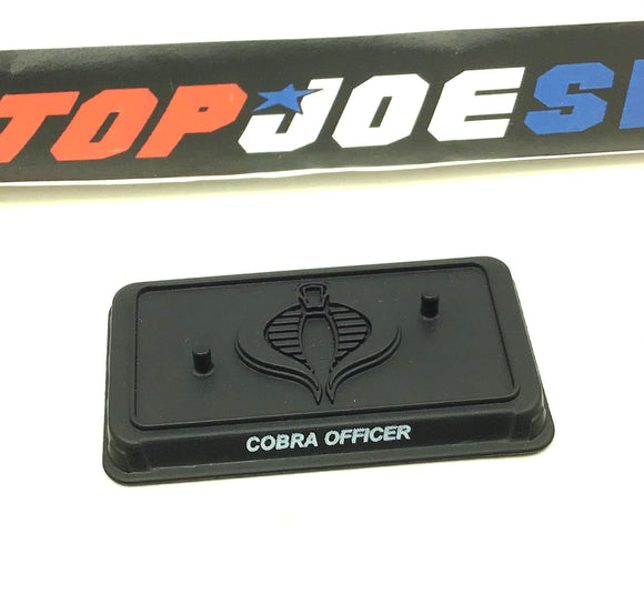 2016 50TH ANNIVERSARY COBRA OFFICER V11 TWO PEG FIGURE STAND ACCESSORY