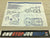 1988 VINTAGE ARAH DESERT FOX 4 W.D. VEHICLE BLUEPRINTS