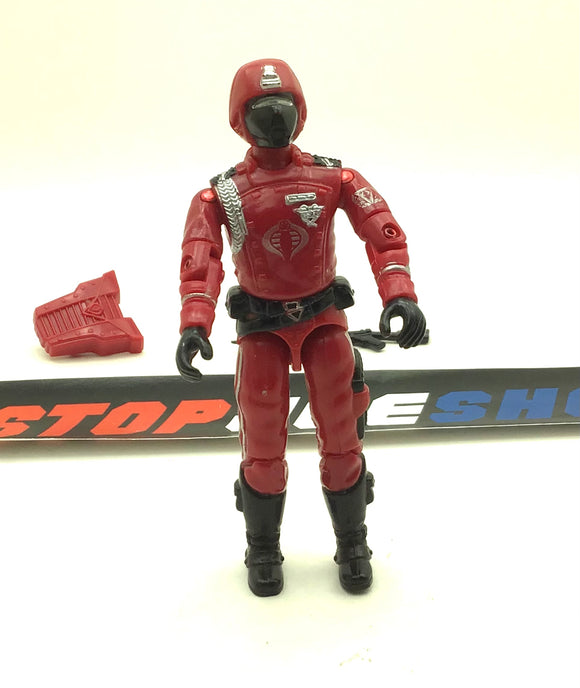 1985 VINTAGE ARAH G.I. JOE COBRA CRIMSON GUARD V1 COBRA ELITE TROOPER LOOSE 100% COMPLETE (g)