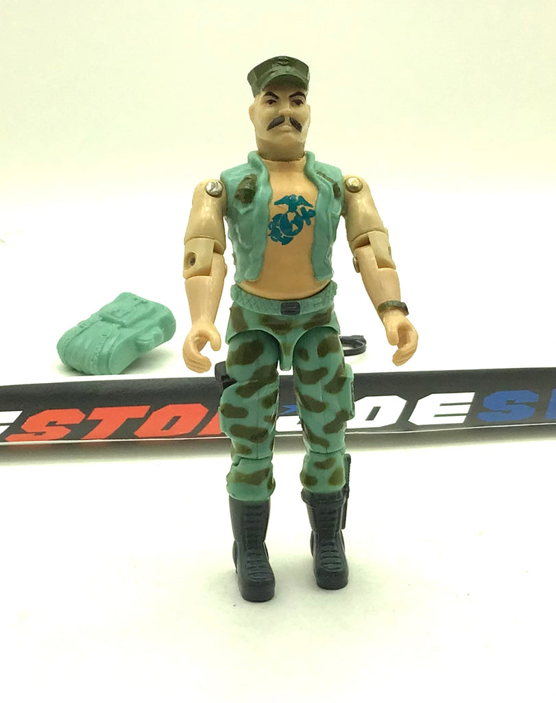 1983 VINTAGE ARAH G.I. JOE GUNG HO V1 MARINE LOOSE 100% COMPLETE (h)