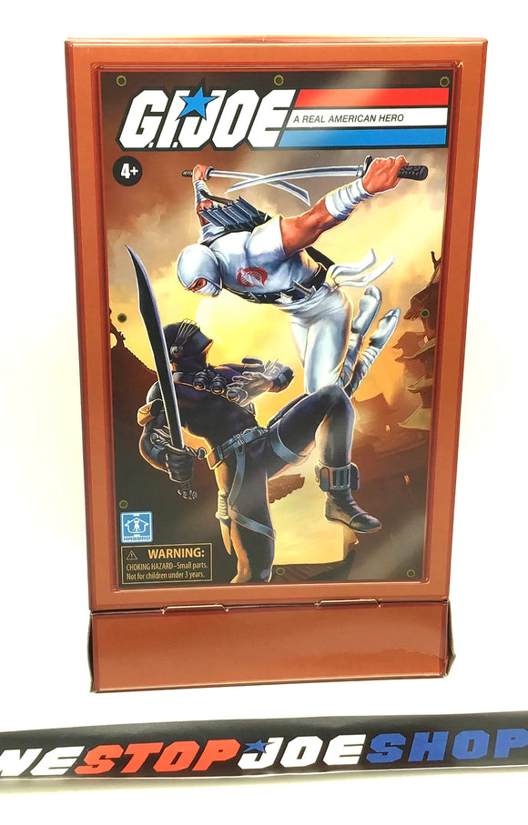 2022 RETRO LINE SNAKE EYES & STORM SHADOW HASBRO PULSE O-RING EXCLUSIVE BOX ONLY