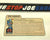 1982 1983 VINTAGE ARAH COBRA COMMANDER V1.5 FILE CARD (c)