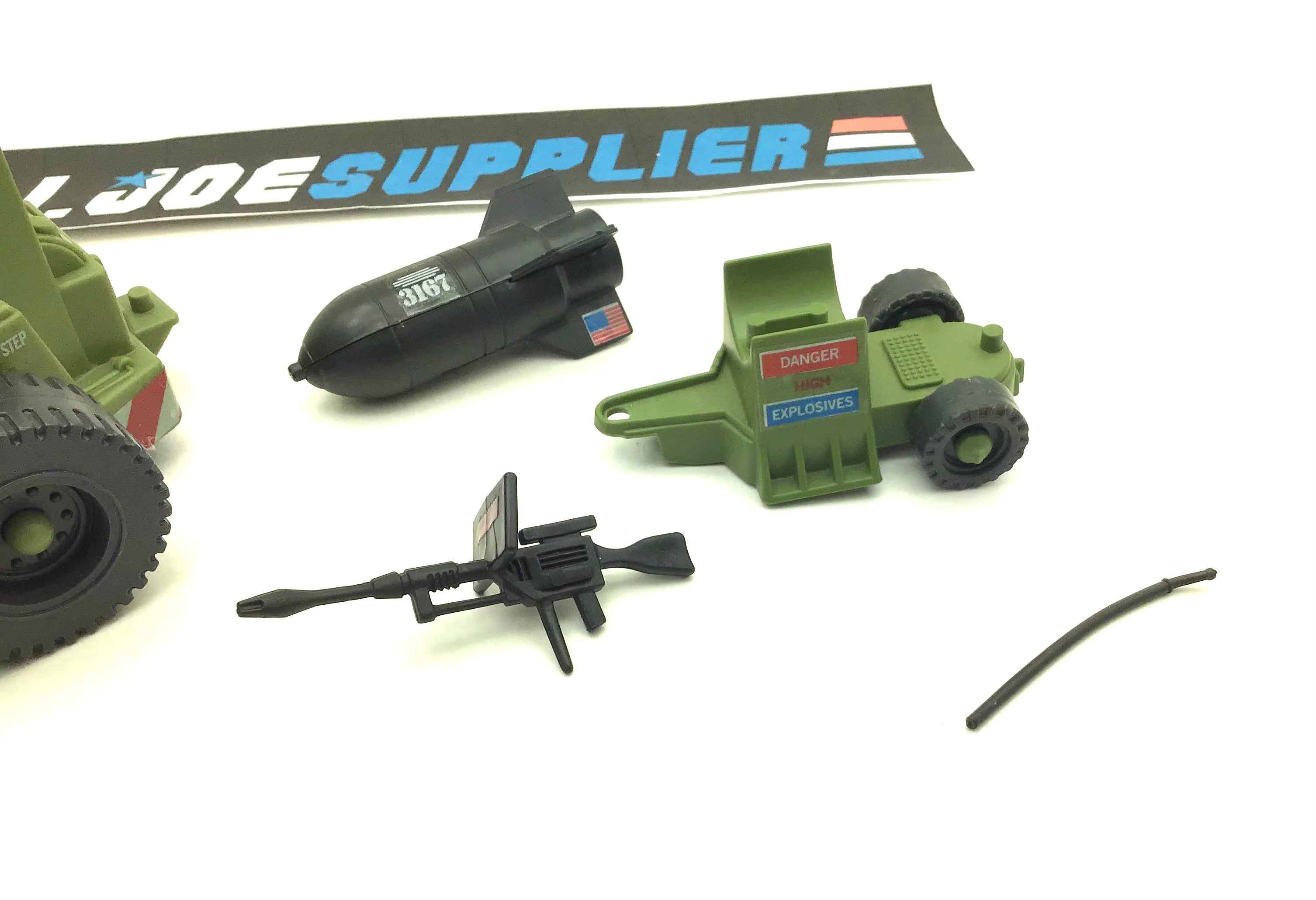 1985 VINTAGE ARAH G.I. JOE WEAPON TRANSPORT VEHICLE LOOSE 100