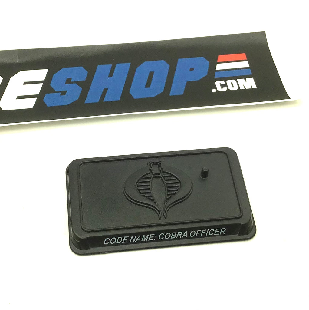 2008 25TH ANNIVERSARY COBRA OFFICER V7 SINGLE PEG FIGURE STAND ACCESSORY PART CUSTOMS