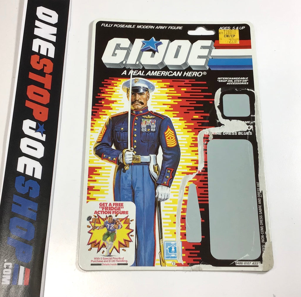 1983 VINTAGE ARAH G.I. JOE GUNG HO V1 FULL FILE CARD