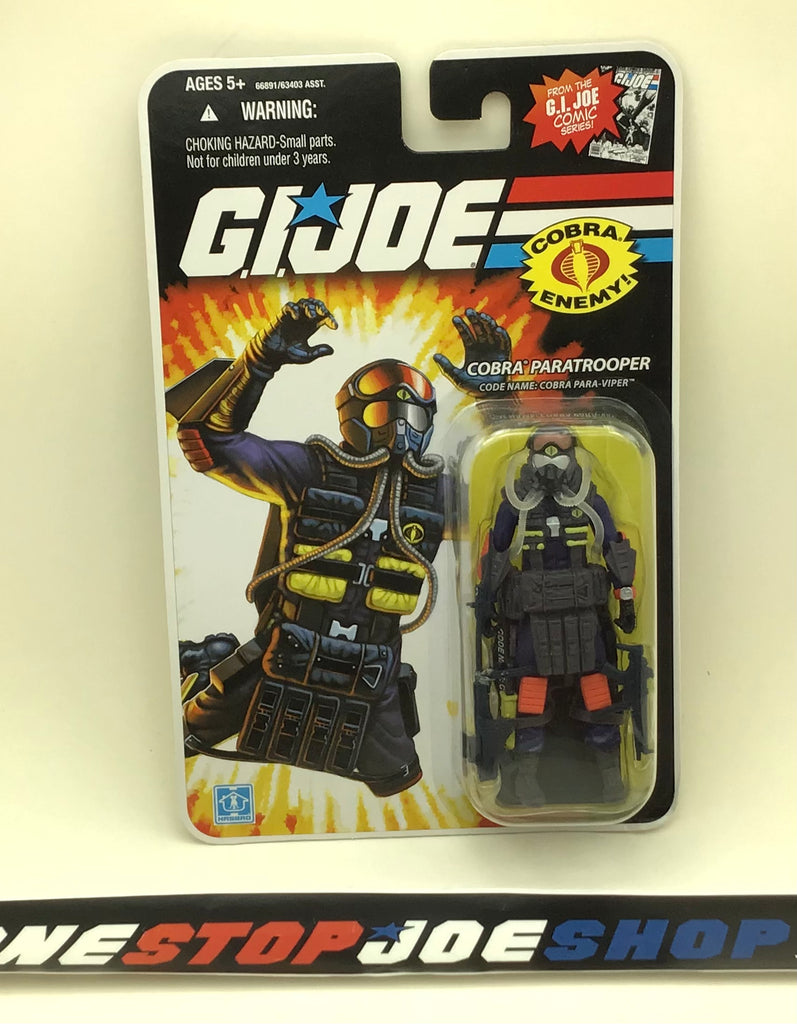 2008 25TH ANNIVERSARY G.I. JOE COBRA PARA-VIPER V1 WAVE 10 NEW SEALED