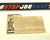 1983 VINTAGE ARAH G.I. JOE AIRBORNE V1 FILE CARD (h)