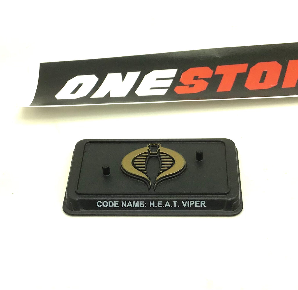 2014 50TH ANNIVERSARY H.E.A.T. HEAT VIPER V4 TWO PEG FIGURE STAND ACCESSORY