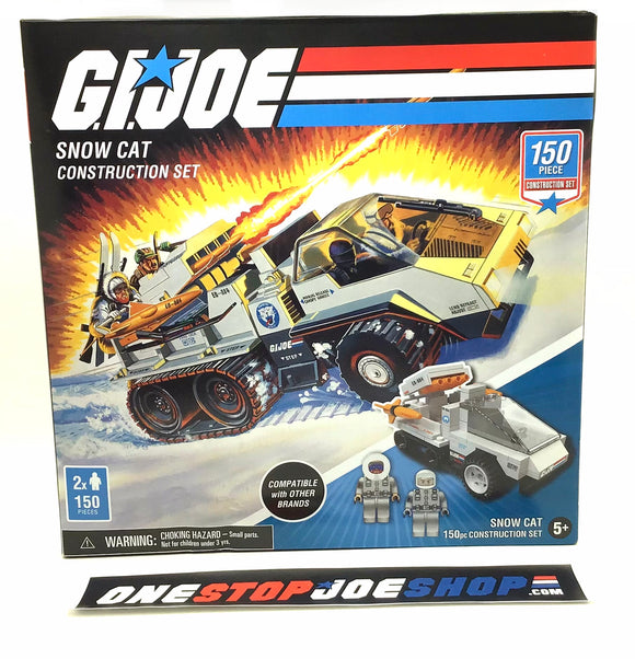 2021 FOREVER CLEVER G.I. JOE SNOW CAT CONSTRUCTION BUILDING BLOCK SET NEW SEALED