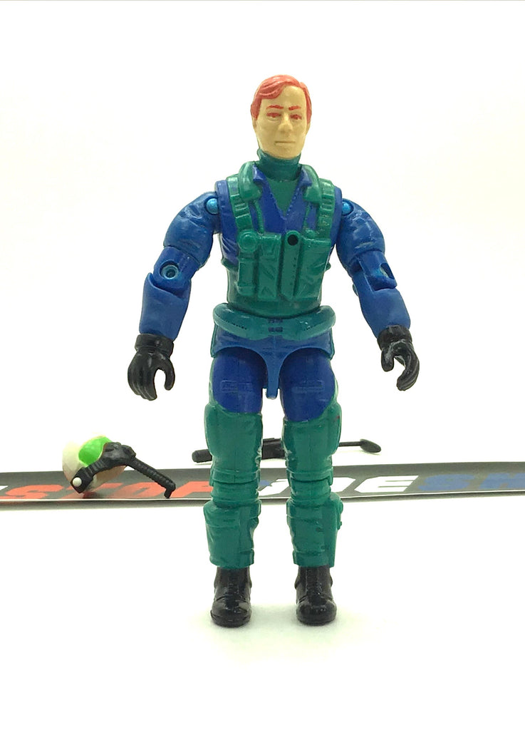 1992 VINTAGE ARAH G.I. JOE ACE V2 BATTLE COPTER PILOT LOOSE 100% COMPLETE