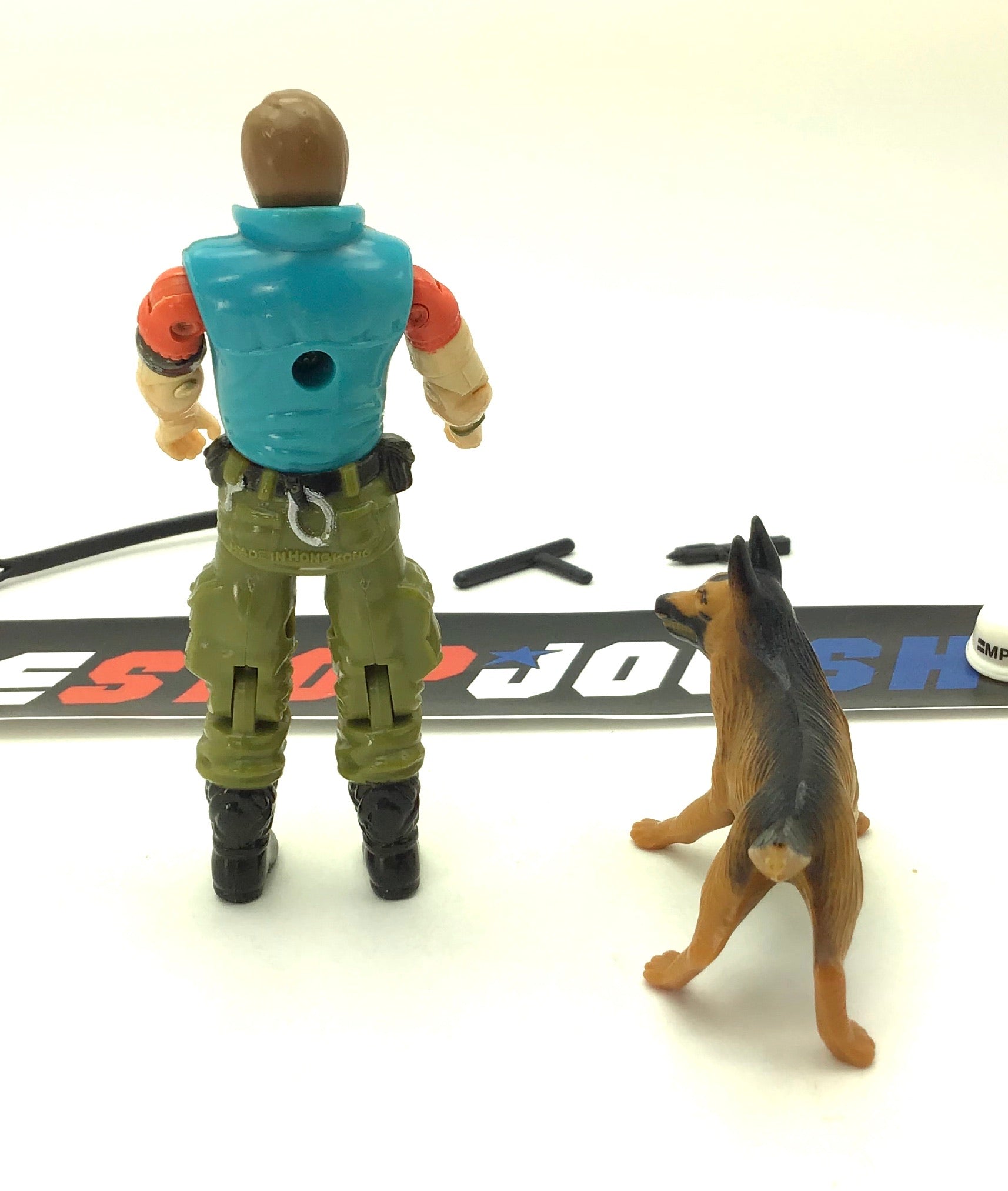 1987 VINTAGE ARAH G.I. JOE LAW & ORDER V1 M.P. & K-9 LOOSE 100% COMPLE –  THE G.I. JOE SHOP @ ONESTOPJOESHOP.COM