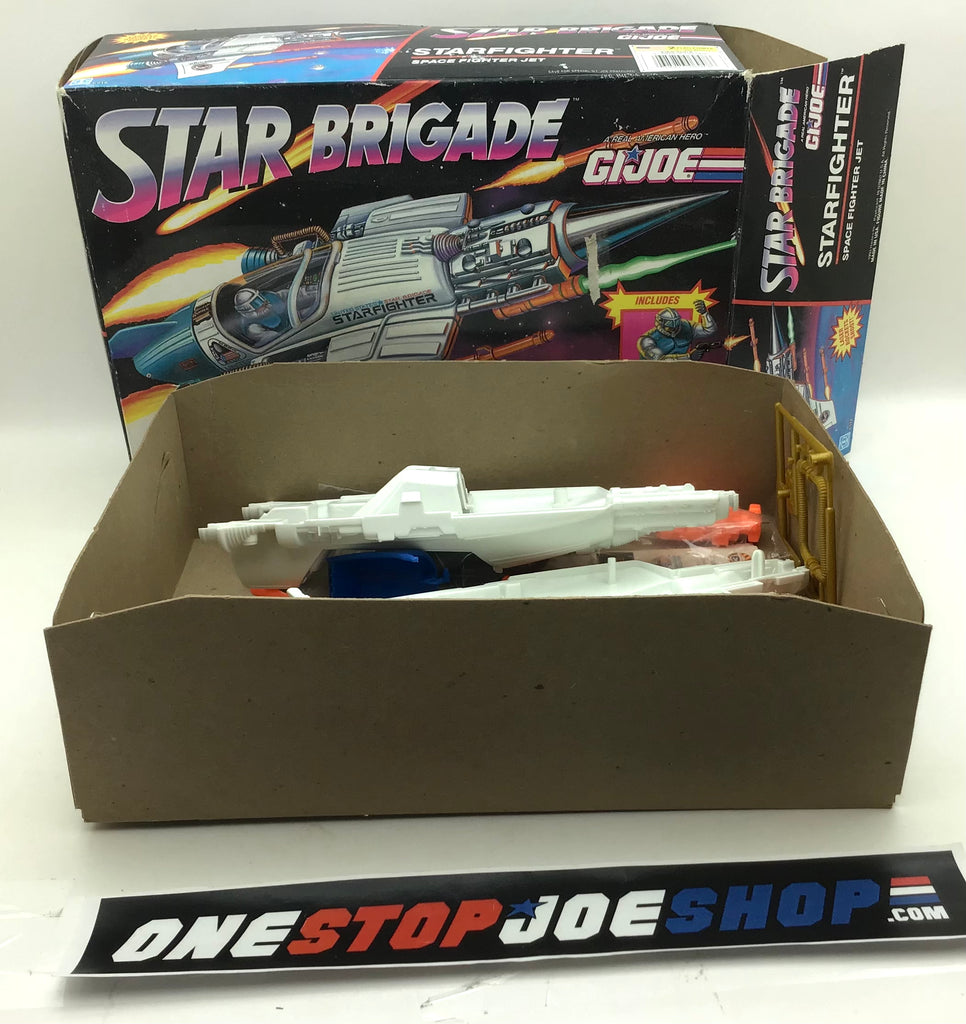 1993 VINTAGE ARAH G.I. JOE STARFIGHTER VEHICLE ONLY LOOSE 100% COMPLETE NEVER ASSEMBLED W/ UNCUT BOX