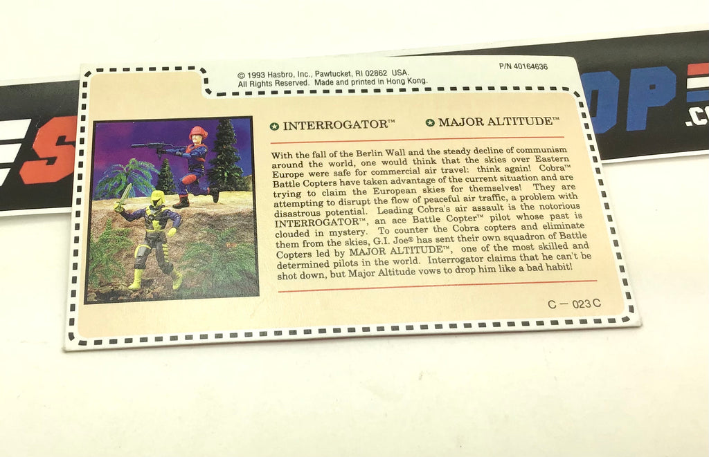 1993 VINTAGE ARAH COPTER PILOTS UNCUT MAIL IN FILE CARD