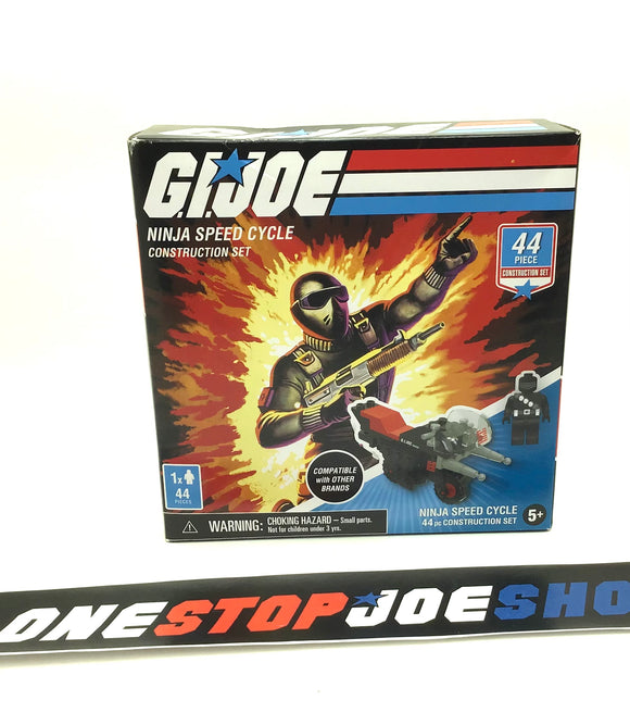 2021 FOREVER CLEVER G.I. JOE NINJA SPEED CYCLE CONSTRUCTION BUILDING BLOCK SET NEW SEALED