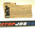 1982 VINTAGE ARAH G.I. JOE SNAKE EYES V1 FILE CARD (c)