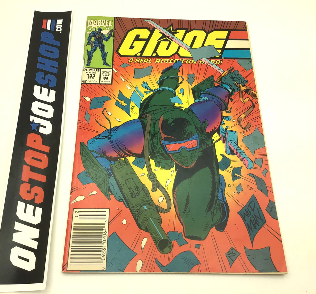 MARVEL COMICS G.I. JOE A REAL AMERICAN HERO ISSUE #133 COMIC BOOK FEBRUARY 1993