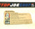 1983 VINTAGE ARAH COBRA DESTRO V1 FRENCH CANADIAN FILE CARD
