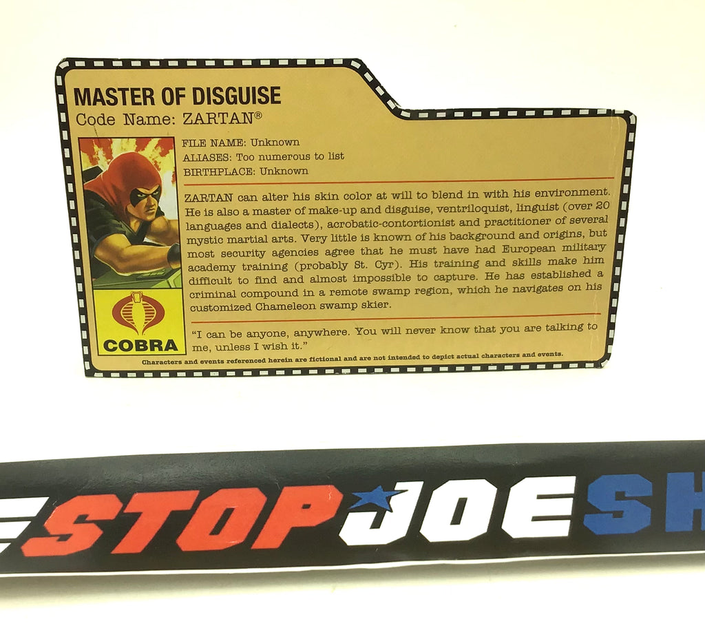 2008 25TH ANNIVERSARY ZARTAN V14 FILE CARD (b)
