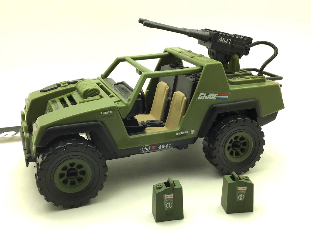 2008 25TH ANNIVERSARY G.I. JOE VAMP JEEP VEHICLE LOOSE COMPLETE