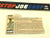 1983 VINTAGE ARAH G.I. JOE GUNG HO V1 FILE CARD (l)