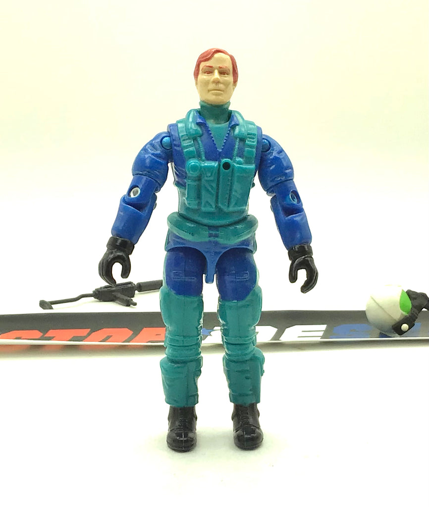 1992 VINTAGE ARAH G.I. JOE ACE V2 BATTLE COPTER PILOT LOOSE 100% COMPLETE