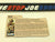 1983 VINTAGE ARAH G.I. JOE DOC V1 FILE CARD (h)