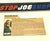 1983 VINTAGE ARAH G.I. JOE COVER GIRL V1 FILE CARD (a)