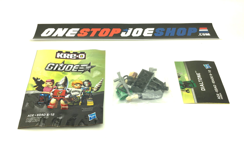 KRE-O G.I. JOE DIAL TONE V1 KREON WAVE 5 COMPLETE NEW SEALED FIGURE CONTENTS