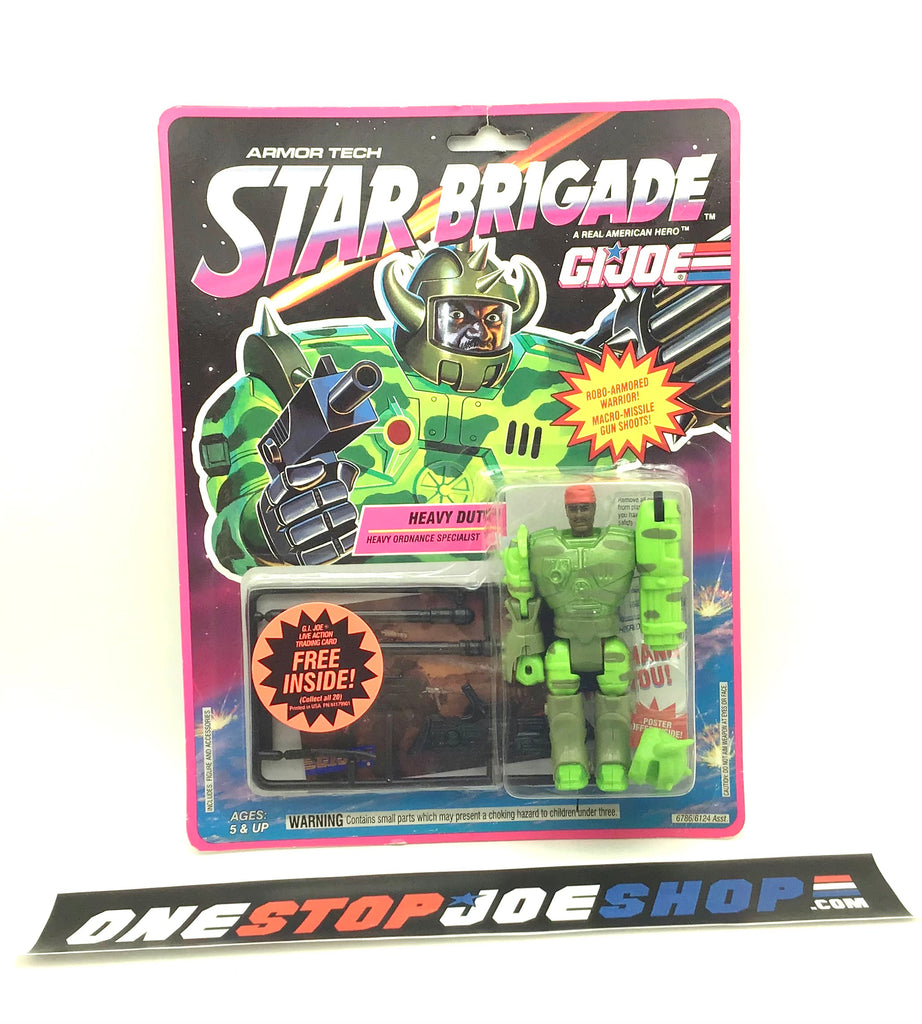 1993 ARAH G.I. JOE HEAVY DUTY V2 STAR BRIGADE HEAVY ORDNANCE SPECIALIST NEW SEALED