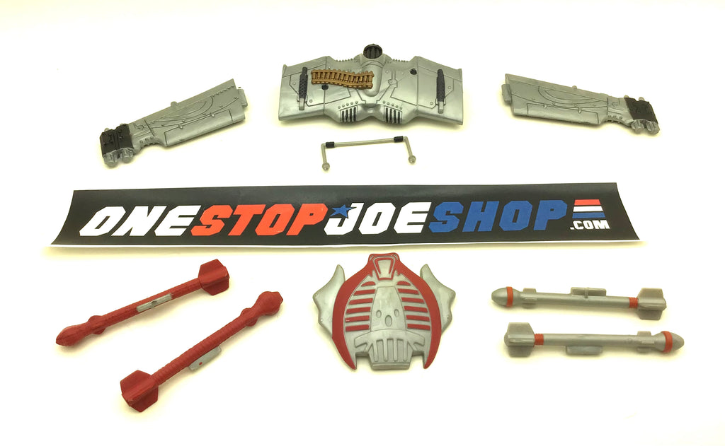 2003 GVC G.I. JOE AIR ASSAULT VEHICLE LOOSE 100% COMPLETE (a)