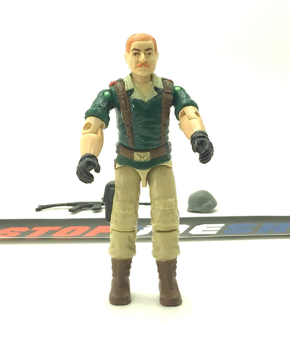 1985 VINTAGE ARAH G.I. JOE CRANKCASE V1 A.W.E. STRIKER DRIVER LOOSE 100% COMPLETE (a)