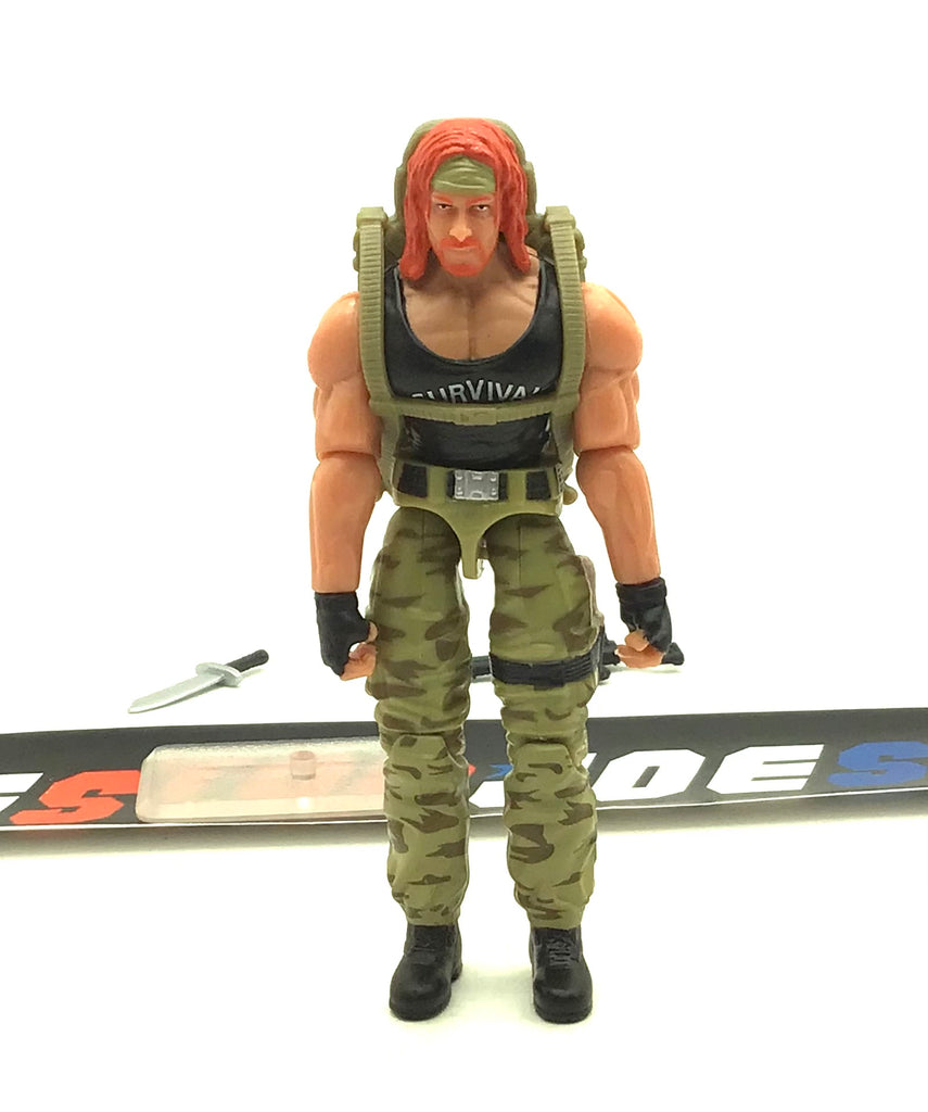 2008 DTC G.I. JOE OUTBACK V5 SURVIVALIST LOOSE 100% COMPLETE + F/C