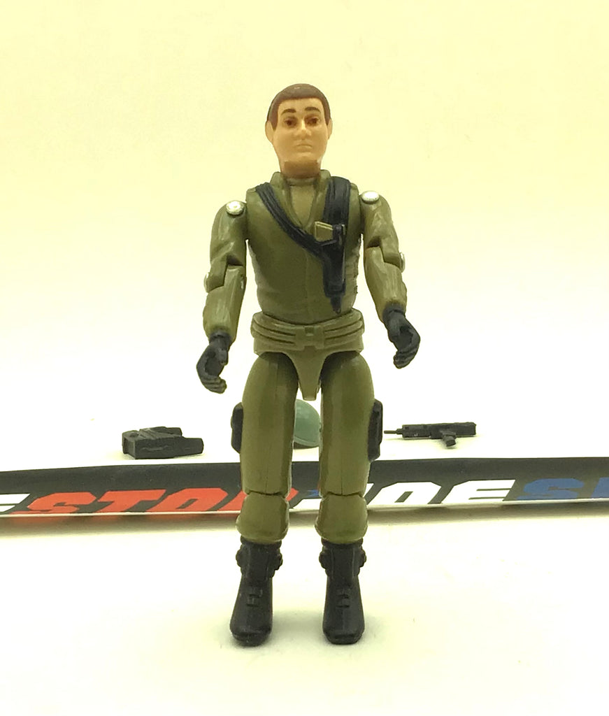 1982 VINTAGE ARAH G.I. JOE STEELER V1 TANK COMMANDER MOBAT DRIVER LOOSE 100% COMPLETE (a)