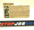 1982 VINTAGE ARAH G.I. JOE FLASH V1 FILE CARD (d)