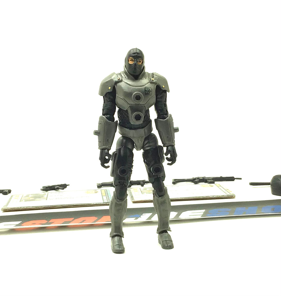 2012 POC G.I. JOE ASHIKO V1 ALPHA VEHICLE CYCLE ARMOR OPERATOR ROSS EXCLUSIVE LOOSE 100% COMPLETE + F/C