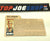 1983 VINTAGE ARAH G.I. JOE DUKE V1 MAIL IN FILE CARD (b)