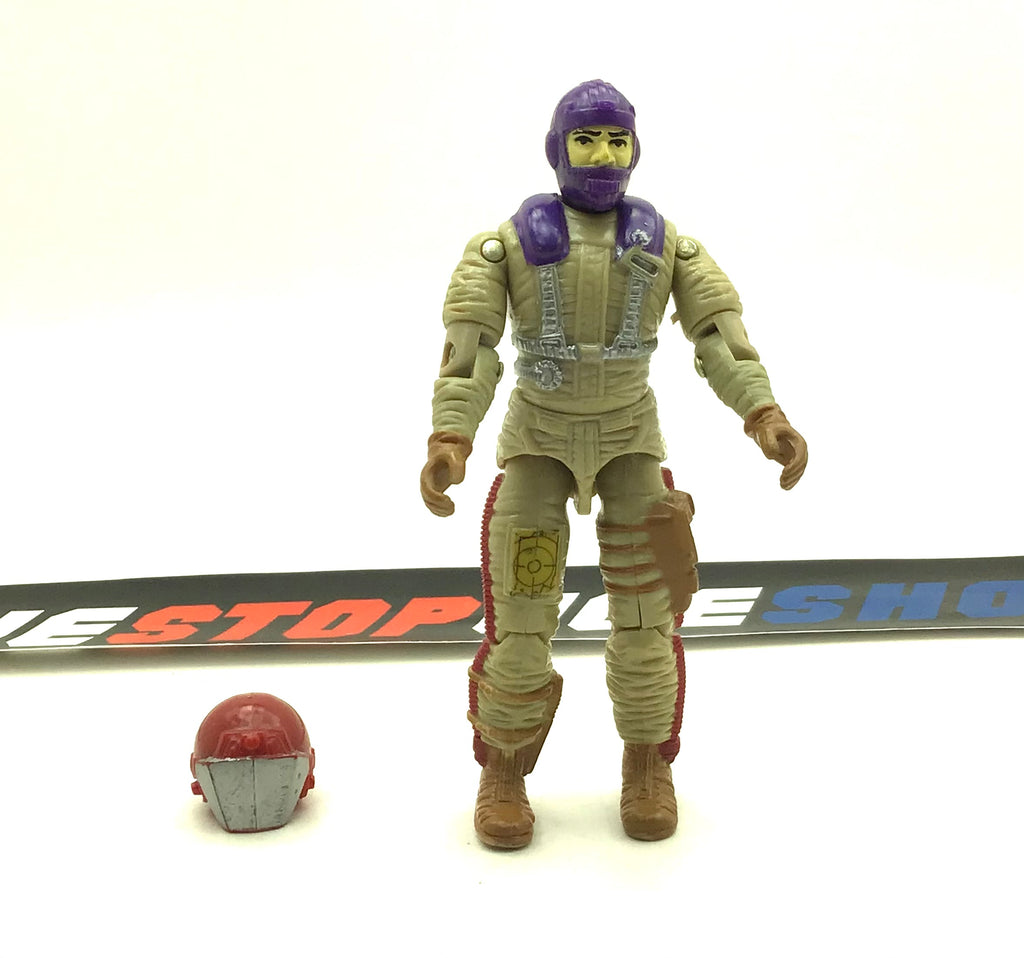 1987 VINTAGE ARAH G.I. JOE COBRA GYRO-VIPER V1 MAMBA PILOT LOOSE 100% COMPLETE (b)