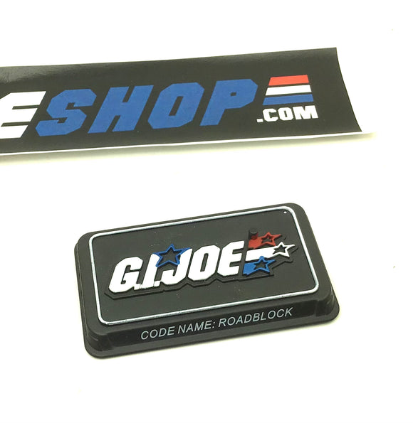 2007 25TH ANNIVERSARY ROADBLOCK V16 SINGLE PEG FIGURE STAND ACCESSORY CUSTOMIZED