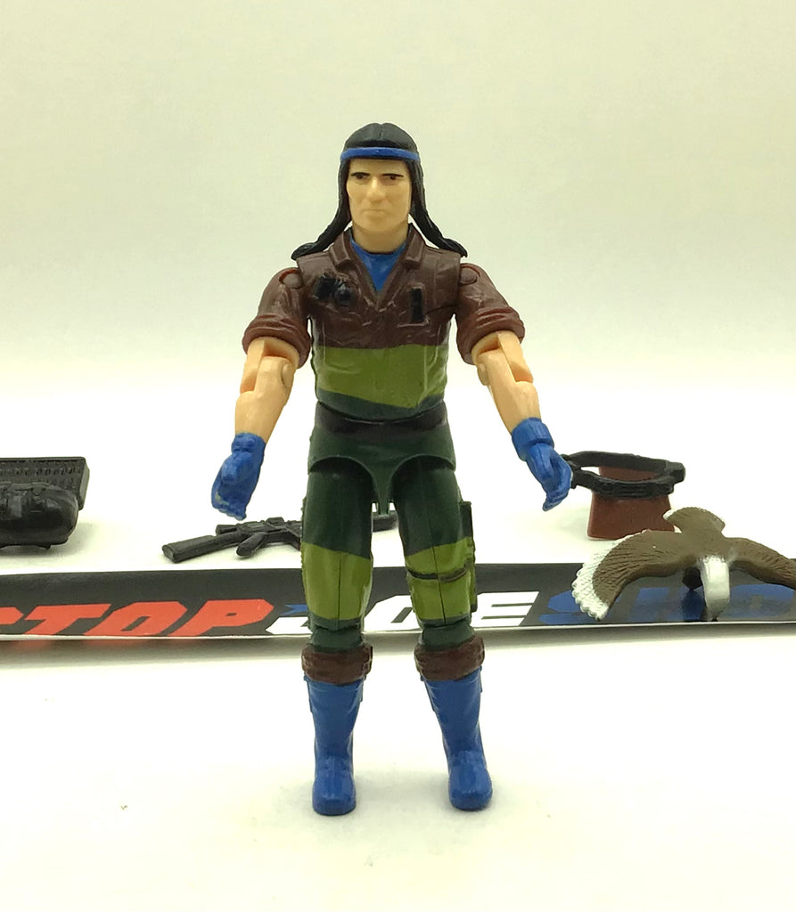 1989 VINTAGE ARAH G.I. JOE SPIRIT V2 SGT. SLAUGHTER’S MARAUDER LOOSE 100% COMPLETE (d)