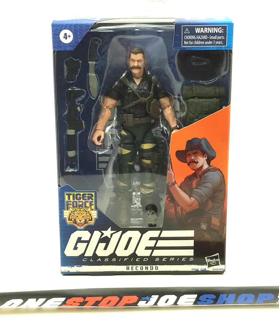2022 CLASSIFIED G.I. JOE TIGER FORCE RECONDO #55 6" FIGURE TARGET EXCLUSIVE NEW SEALED