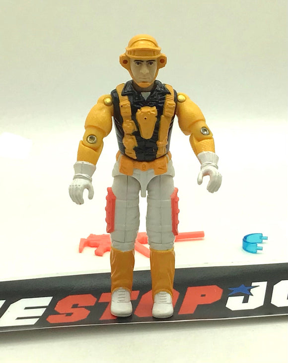 1991 VINTAGE ARAH G.I. JOE CLOUDBURST V1 AIR COMMANDOS GLIDER TROOPER GLIDER PILOT LOOSE 100% COMPLETE (d)