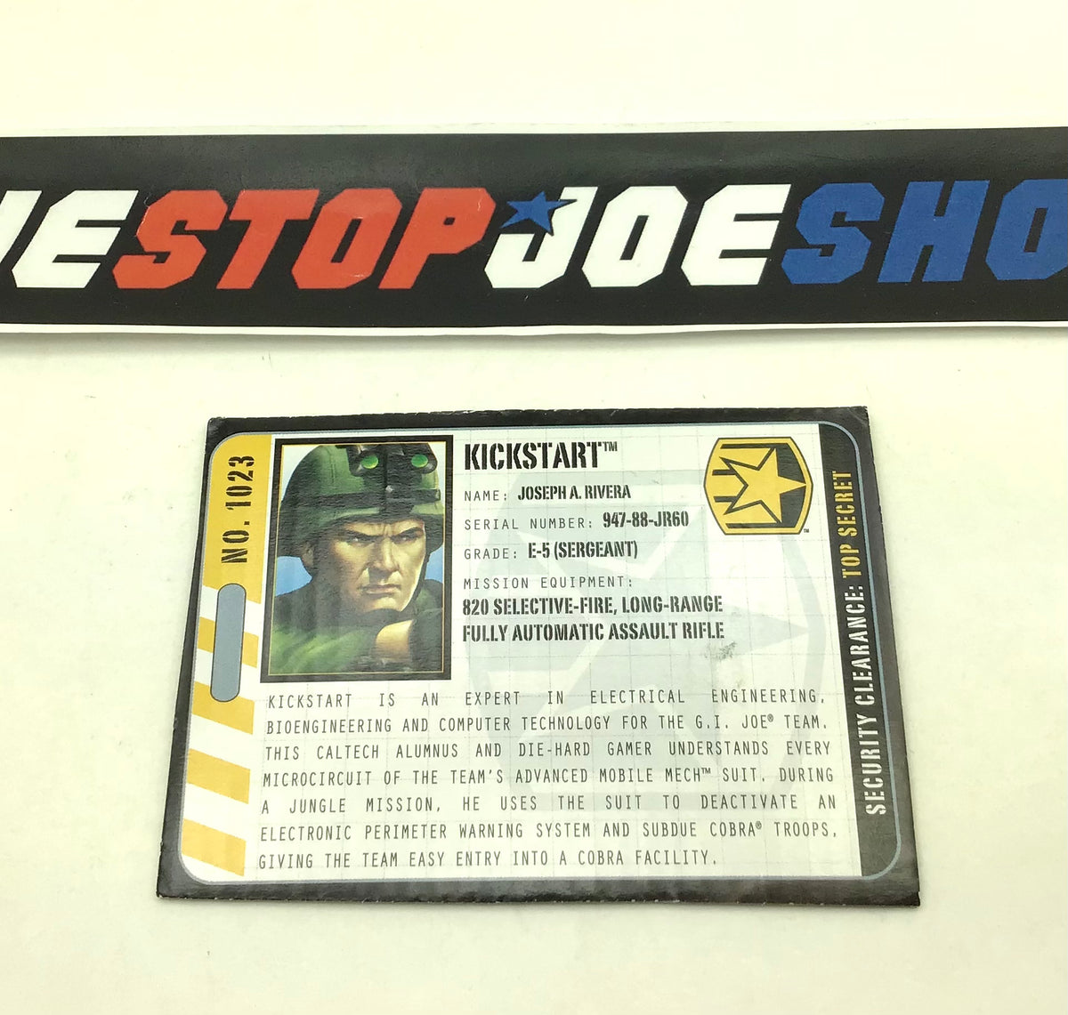 2010 POC KICKSTART V1 FILE CARD (a) – THE G.I. JOE SHOP ...