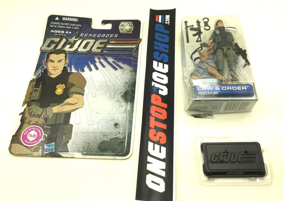 2011 30TH ANNIVERSARY RENEGADES G.I. JOE LAW & ORDER V6 LOOSE 100% COMPLETE + FULL CARD