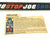 1982-83 VINTAGE ARAH COBRA OFFICER V1.5 FILE CARD (d)