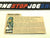 1982 VINTAGE ARAH G.I. JOE ROCK N ROLL V1 FILE CARD (c)