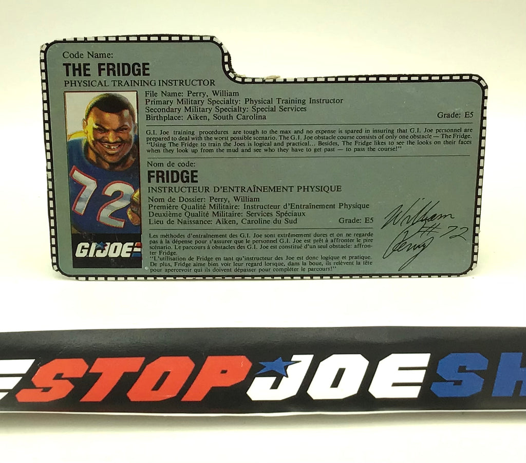 1987 VINTAGE ARAH THE FRIDGE V1 FRENCH CANADIAN FILE CARD