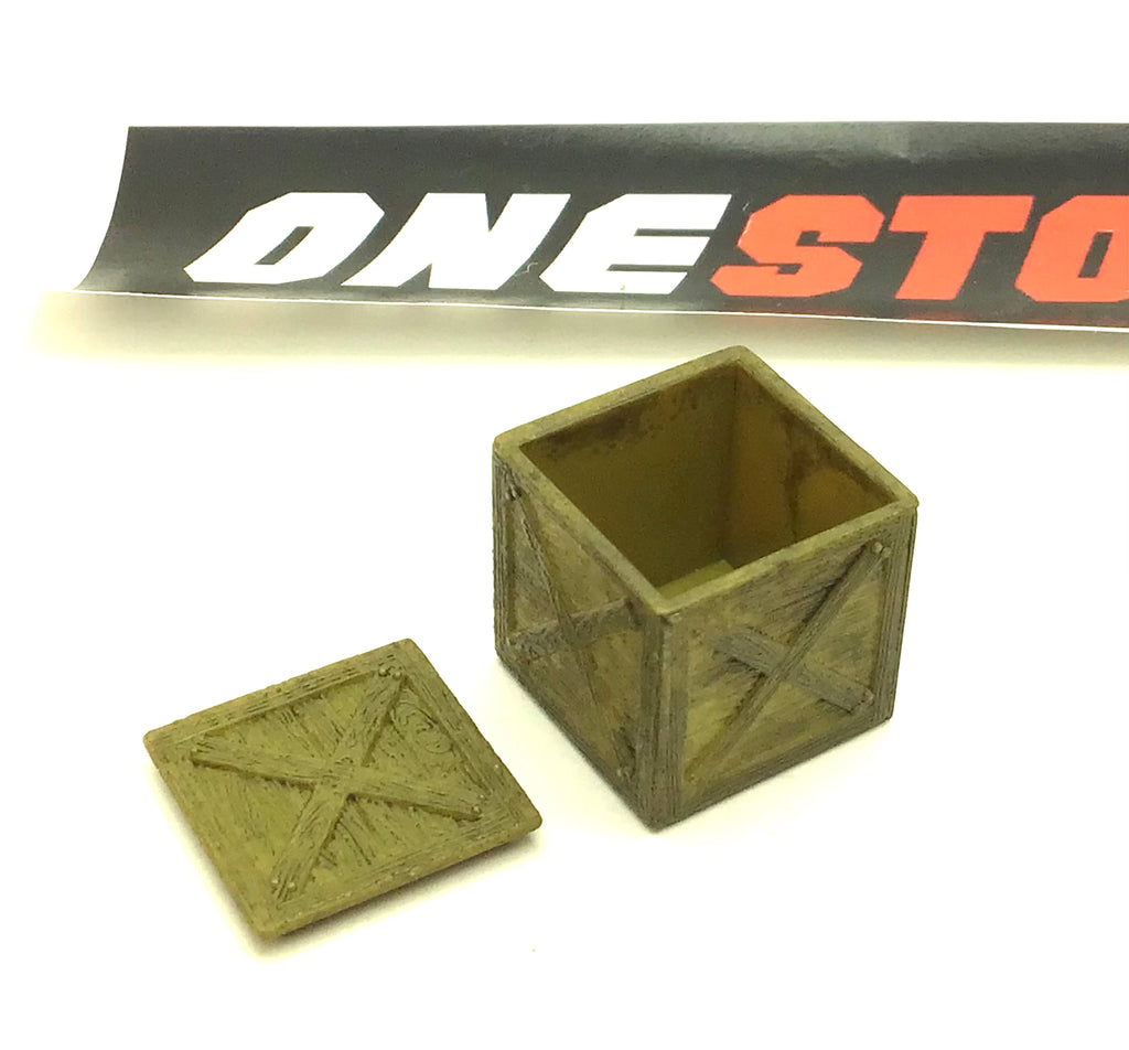 MARAUDER TASK FORCE MTF 1:18 SCALE STORAGE CRATE FOR 3 3/4" ACTION FIGURES ACCESSORY PART CUSTOMS