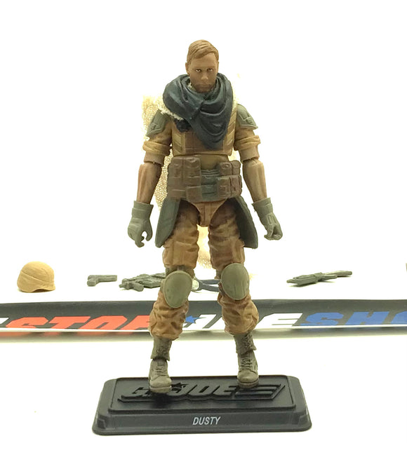 2010 POC G.I. JOE SPECIALIST DUSTY V14 WAVE 2 LOOSE 100% COMPLETE + FULL CARD